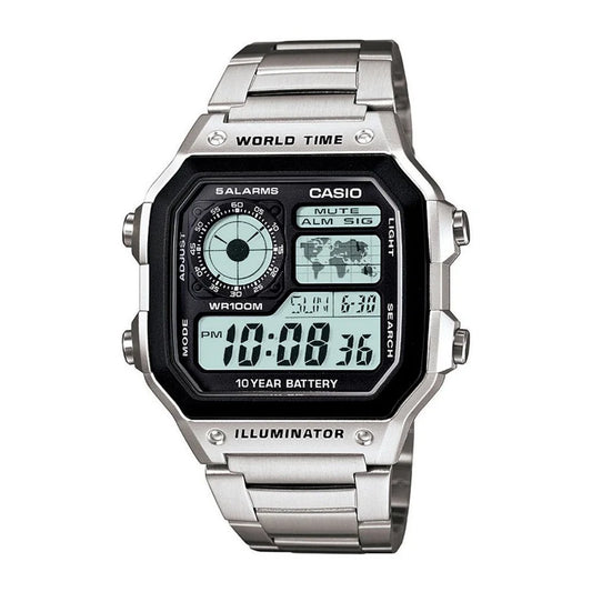 CASIO ILLUMIMATOR SILVER AE 1200