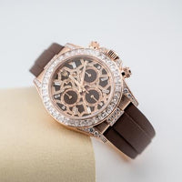 Rolex Daytona Giraffe Rose Gold Diamond Dial Off-catalogue Dimaond Bezel