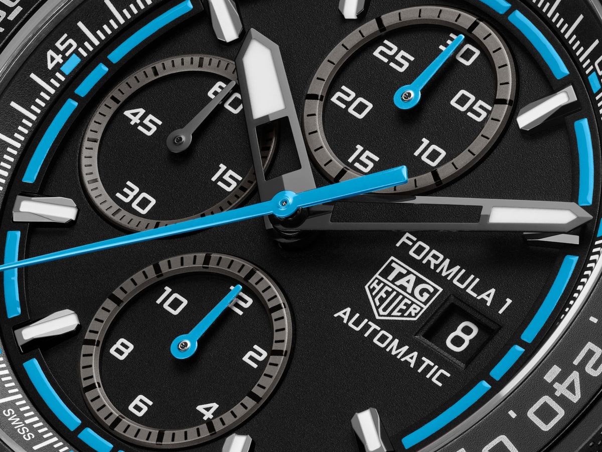 TAG Heuer Formula 1 Chronograph Automatic, 44 mm, Titanium coated with black DLC