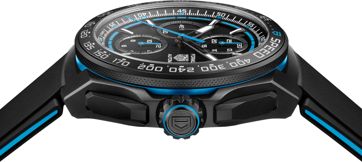 TAG Heuer Formula 1 Chronograph Automatic, 44 mm, Titanium coated with black DLC