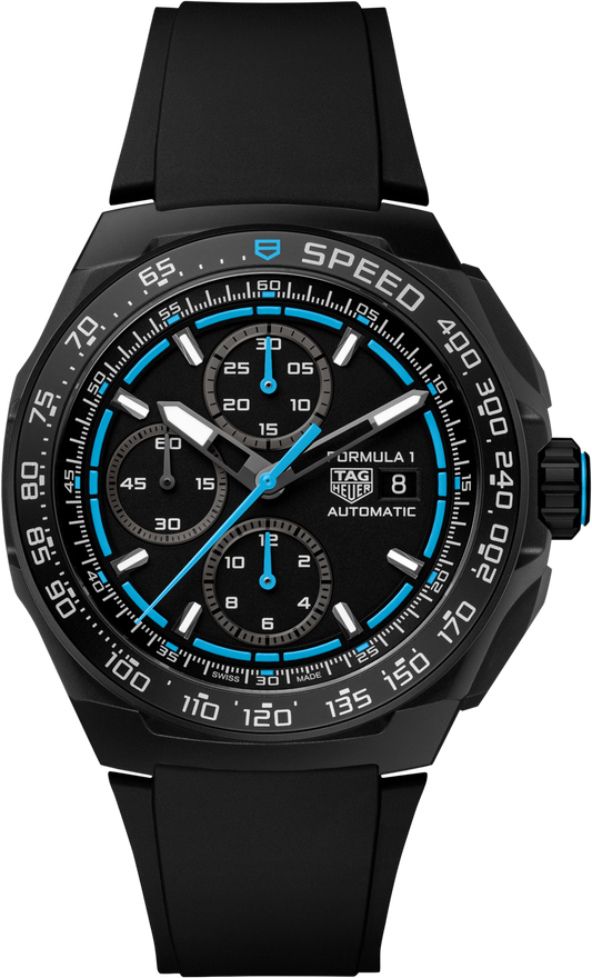 TAG Heuer Formula 1 Chronograph Automatic, 44 mm, Titanium coated with black DLC
