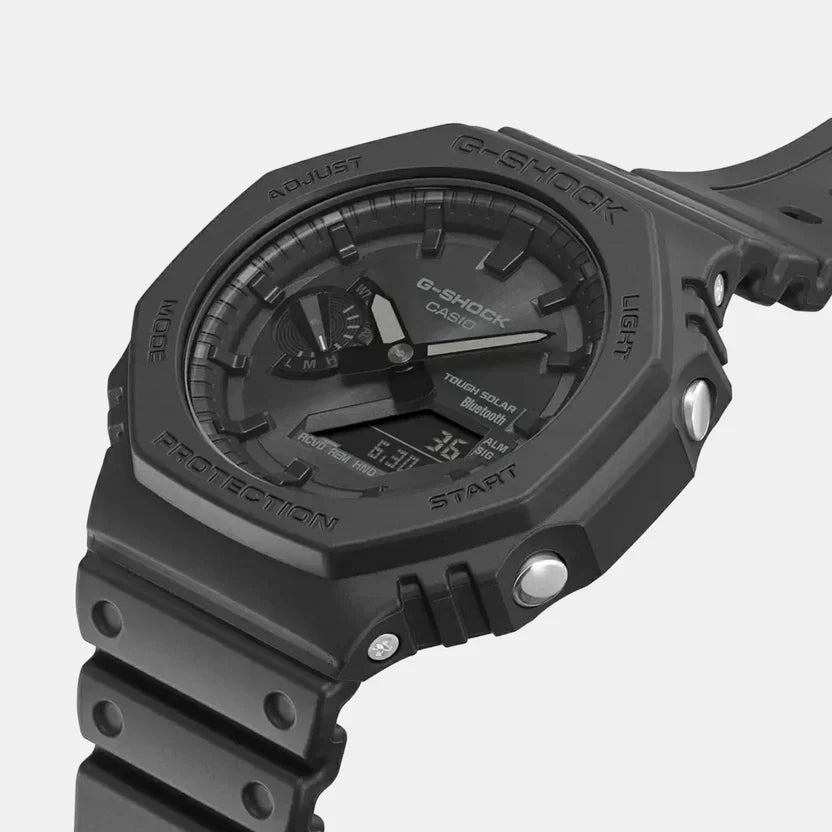 G-Shock Men Quartz Black Dial Analog-Digital Resin Watch G1242