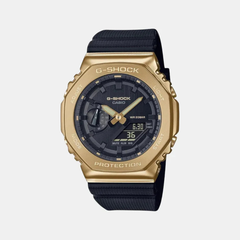 G-Shock Men Quartz Black Dial Analog-Digital Resin Watch G1278