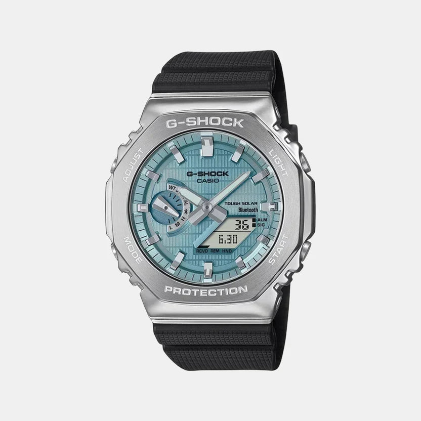G-Shock Men Quartz Blue Dial Analog-Digital Resin Watch G1582