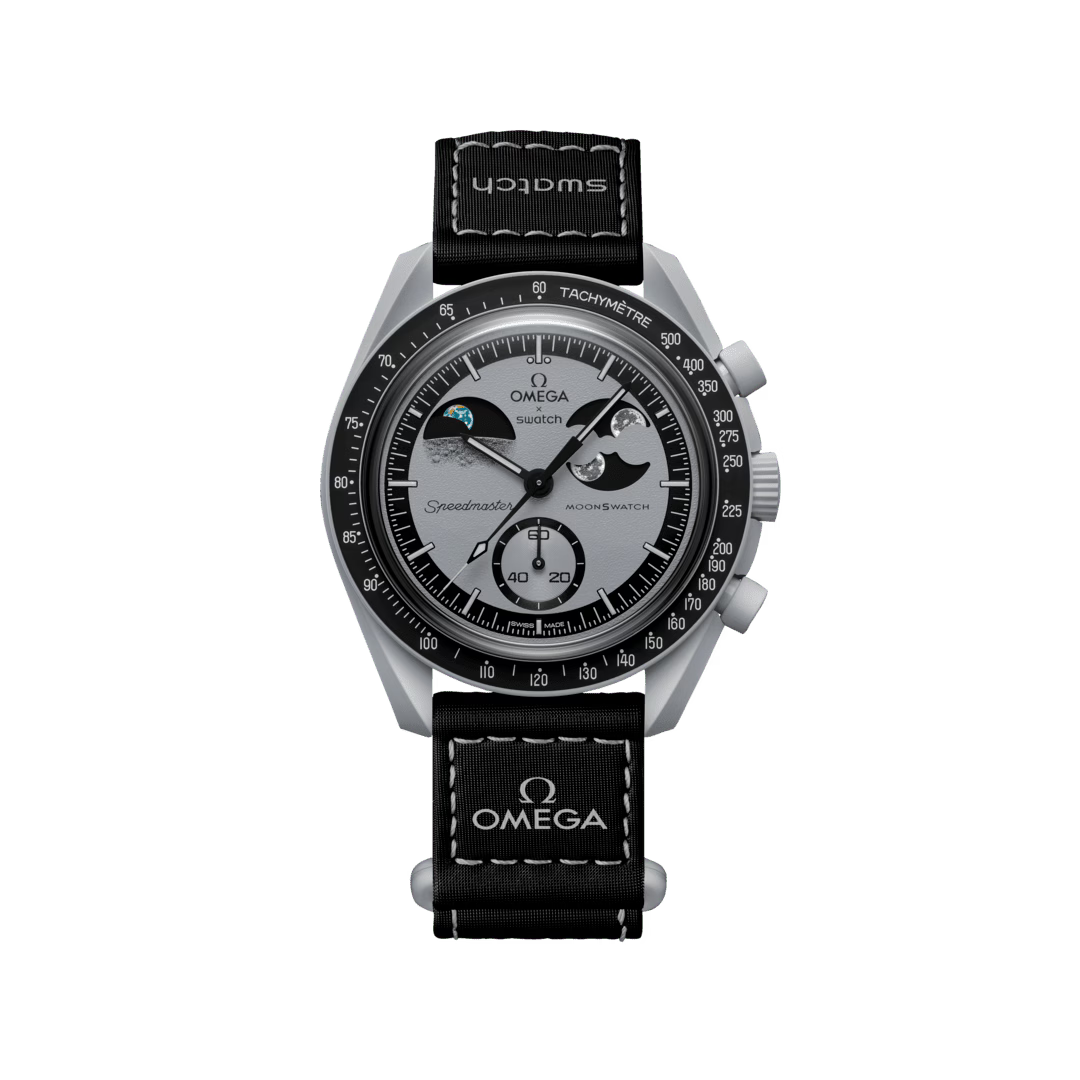Swatch x Omega Bioceramic Mission To Earthphase Black
