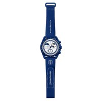 Swatch x Omega Bioceramic Moonswatch Mission To Earthphase Blue