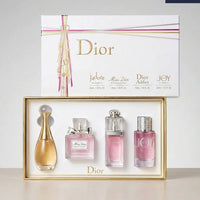 Dior Women’s Luxury Perfume Miniature Gift Set – J’adore, Miss Dior, Dior Addict & Joy – 4 Piece Collection