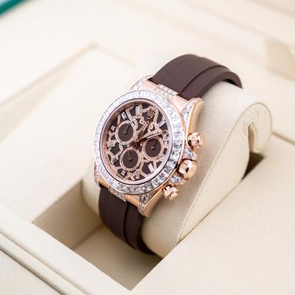 Rolex Daytona Giraffe Rose Gold Diamond Dial Off-catalogue Dimaond Bezel