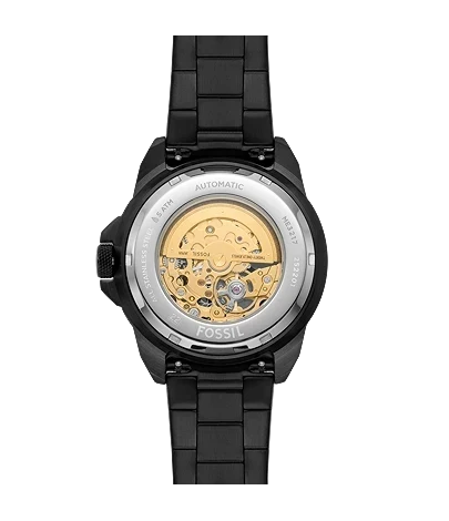 Bronson Automatic Black Stainless Steel Watch