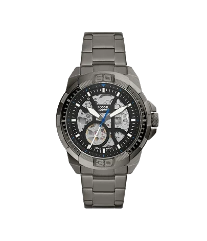 Bronson Automatic Smoke Stainless Steel Watch