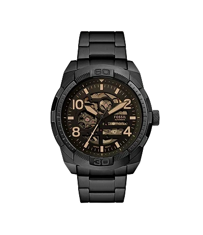 Bronson Automatic Black Stainless Steel Watch