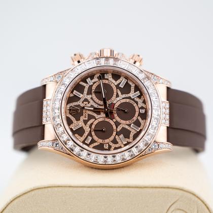 Rolex Daytona Giraffe Rose Gold Diamond Dial Off-catalogue Dimaond Bezel