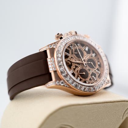 Rolex Daytona Giraffe Rose Gold Diamond Dial Off-catalogue Dimaond Bezel